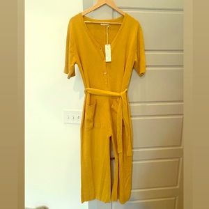 Roolee Gold knit Jumpsuit - New with tags